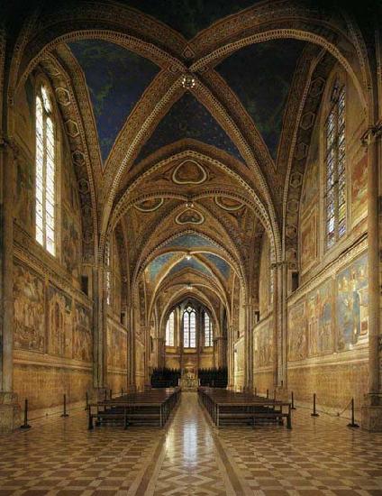GIOTTO di Bondone View of the interior France oil painting art